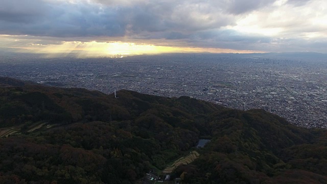 日本鸟瞰图视频素材