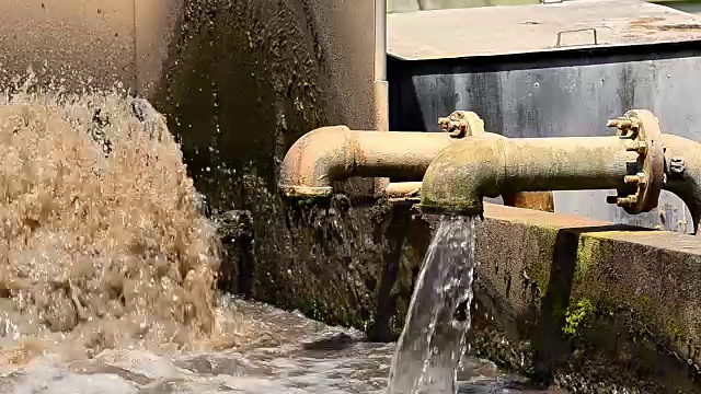 污水处理厂视频素材