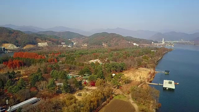 韩国奈美岛。视频素材