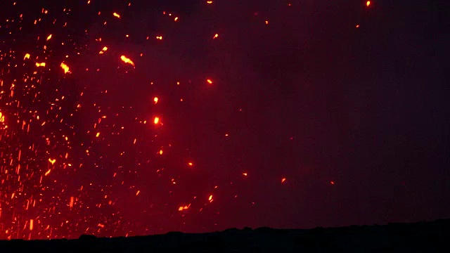 活跃的火山视频素材