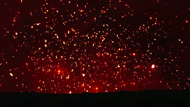 活跃的火山视频素材