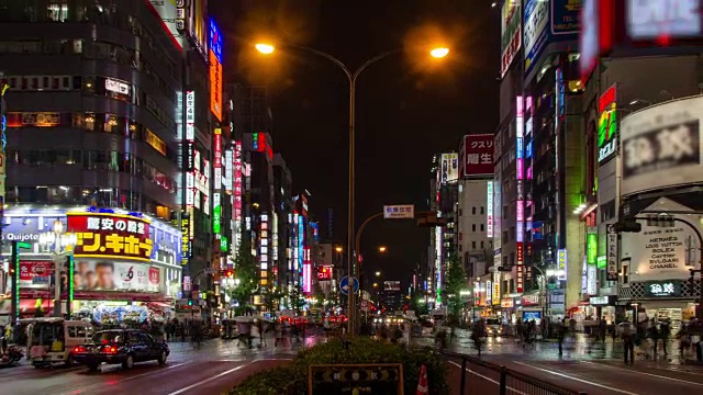 日本东京新宿歌舞伎町视频素材