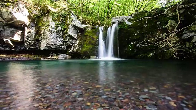 Donnaeko valley(热门旅游景点)在济州岛视频素材