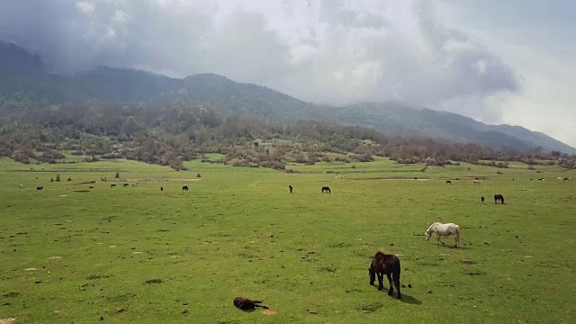 意大利风景无人机鸟瞰图视频素材