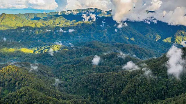 山地和雨林视频素材