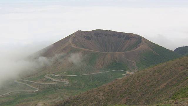 日本福岛万代朝日国家公园的火山视频素材