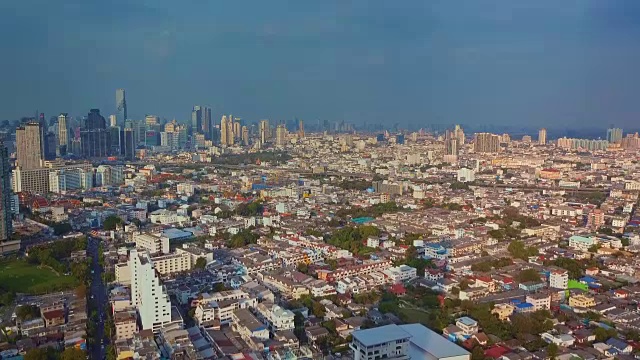 鸟瞰图曼谷，泰国视频素材