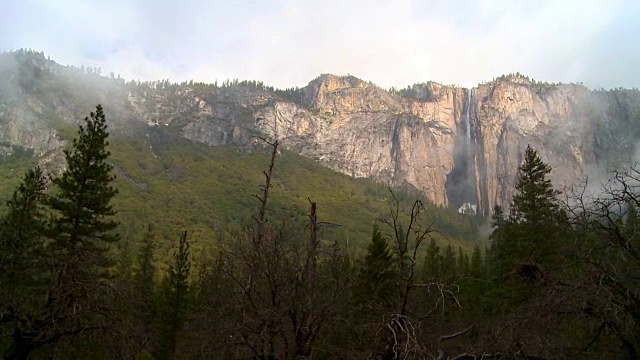 美国加利福尼亚州约塞米蒂国家公园的落基山脉视频素材