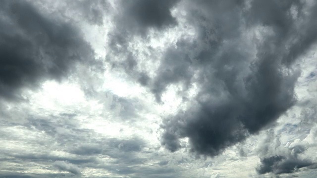 暴风雨般的乌云正在形成视频素材