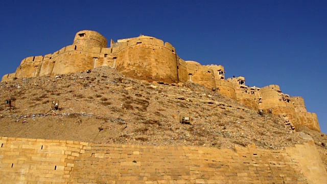 印度的Jaisalmer堡垒视频素材