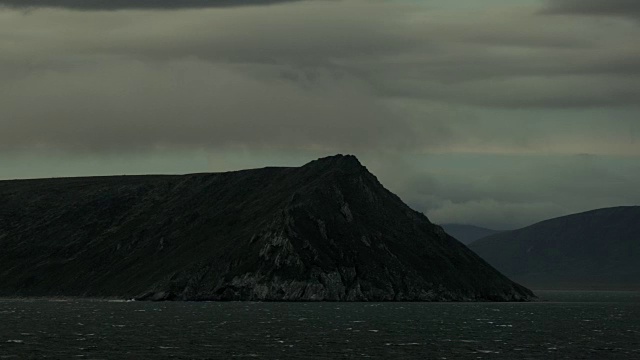 白令海中雪橇岛的南坡视频素材