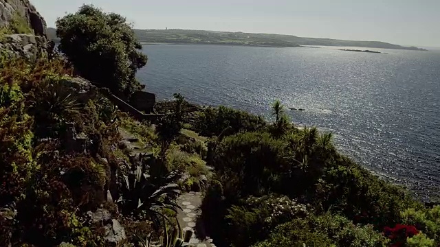 英国岛上的空中植被视频素材