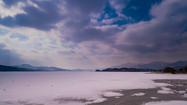 杜穆梅奥利(两个水域)(热门旅游目的地和戏剧地点)的冬季视频素材