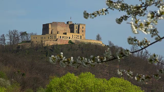 Hambach Castle, Neustadt an der Weinstraße, Pfalz, Rhineland-Palatinate, Germany视频素材