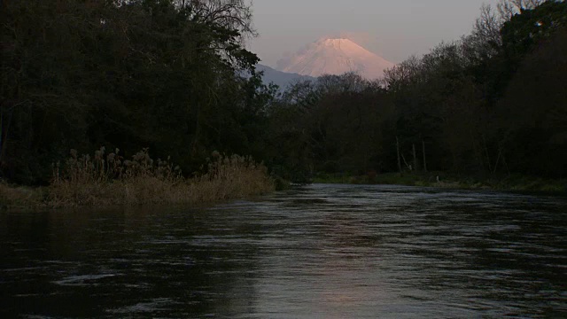 富士山和Kakita河视频素材