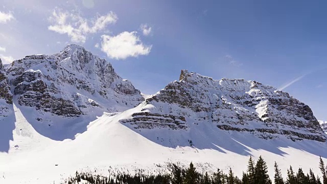 4K延时:Crowfoot山视频素材