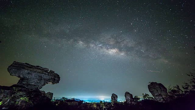 银河系。视频素材