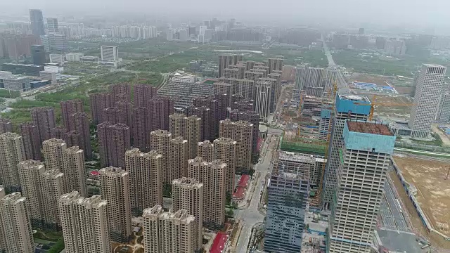 中国房地产鸟瞰图视频素材