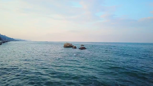 从上面看海景视频素材