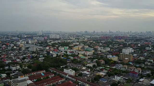 城市的空中景象视频素材