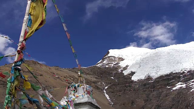 西藏野岗山视频素材