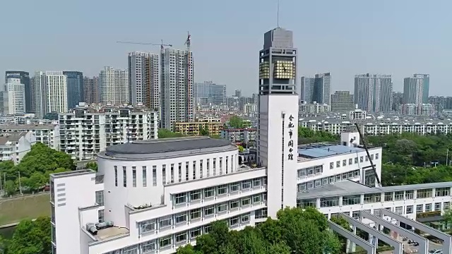 中国居住区鸟瞰图视频素材