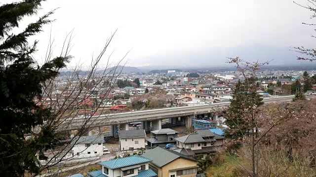 山梨县镇，日本视频素材