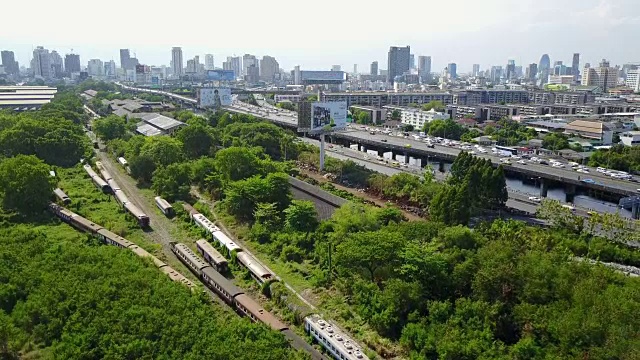 航拍城市视频素材