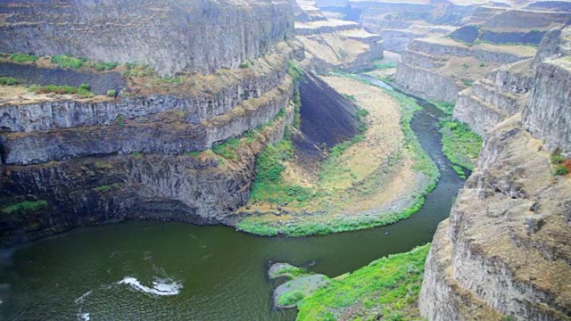 WS HA Palouse Falls，美国华盛顿视频素材