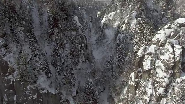 天线:飞过雪山视频素材