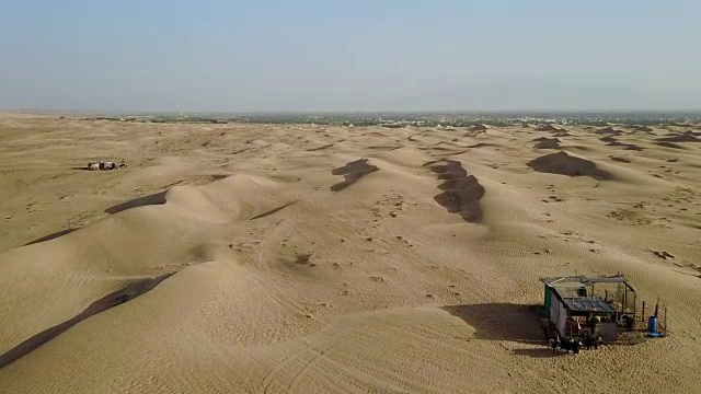 沙漠鸟瞰图视频素材