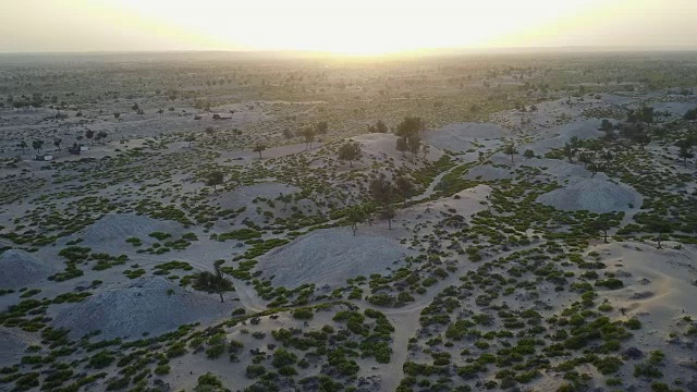 沙漠鸟瞰图视频素材