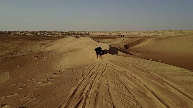 沙丘鸟瞰图视频素材