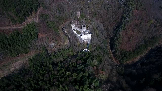 Burg Hartenstein -搬离Burg Hartenstein Castle in Lower Austria 02视频素材