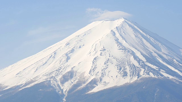 阳光下的富士山视频素材