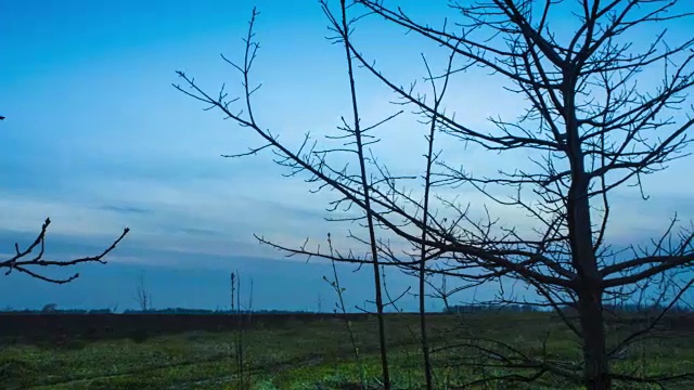 日落间隔拍摄视频素材