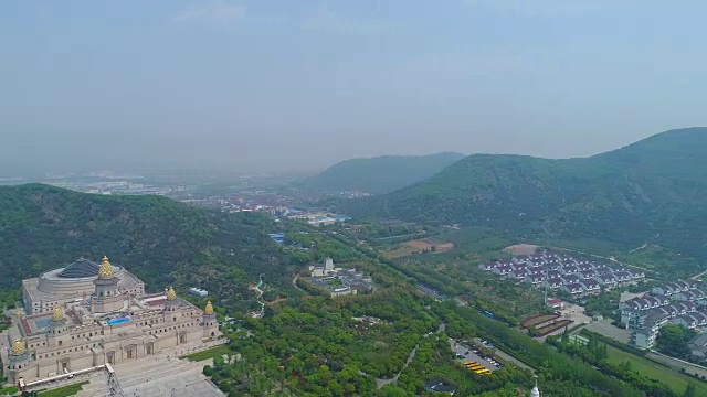 飞天无锡市灵山佛视频素材