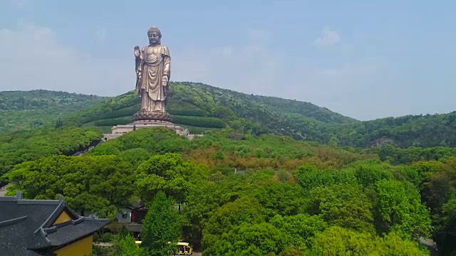 飞天无锡市灵山佛视频素材