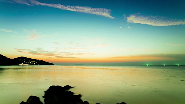 海景时间流逝视频素材