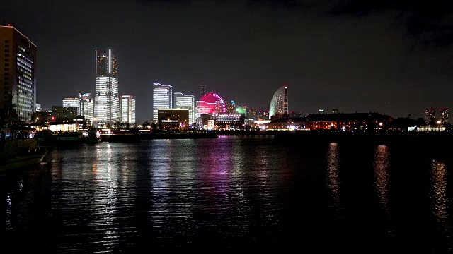 横滨夜景视频素材