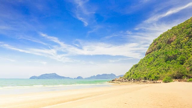 海洋景观的时间流逝视频素材