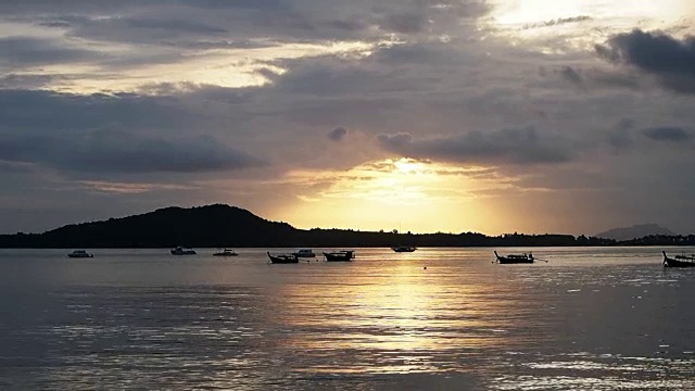 海上日出视频素材