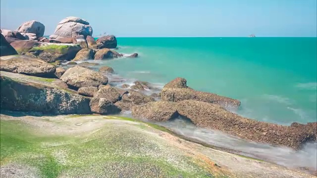 海洋景观的时间流逝视频素材