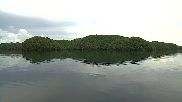 岩石群岛、帕劳视频素材