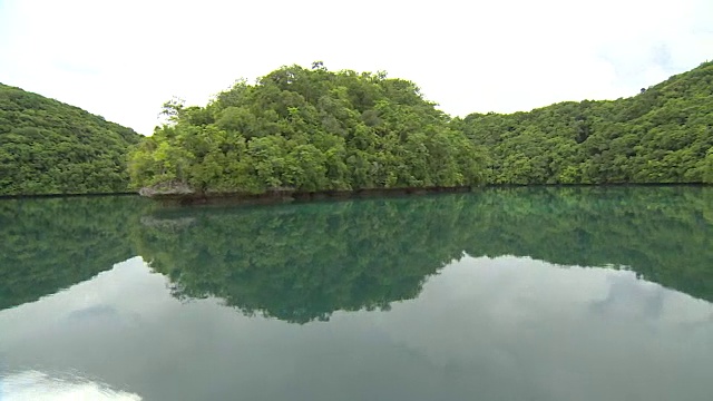 岩石群岛、帕劳视频素材