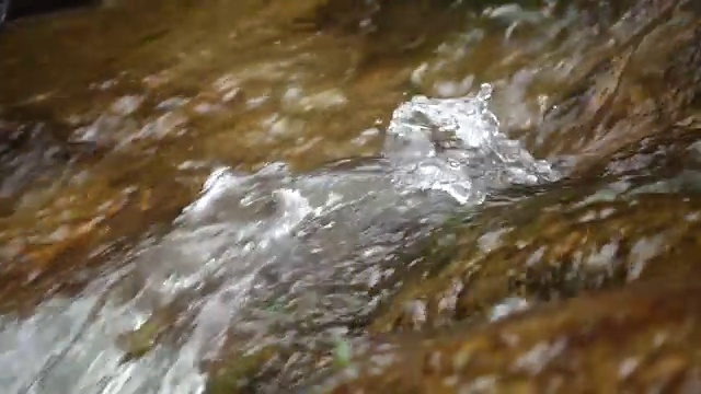 特写流视频素材