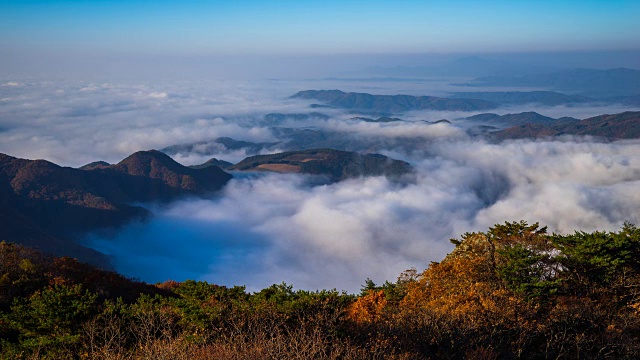 清阳山景(著名旅游景点)视频素材