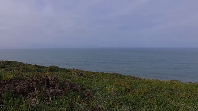 辛特拉岛的葡萄牙海岸线视频素材