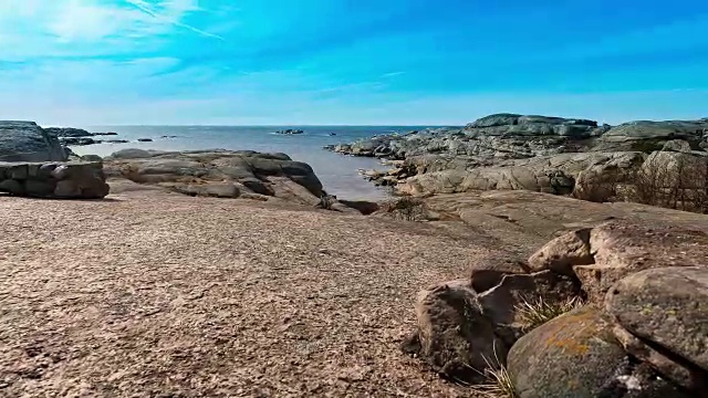 罗浮敦群岛的挪威峡湾景观视频素材