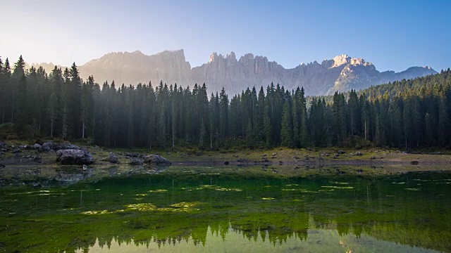 松林山，时光流逝视频素材